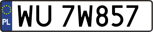 WU7W857