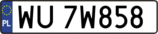 WU7W858