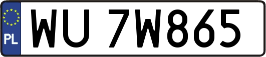 WU7W865