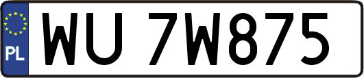 WU7W875