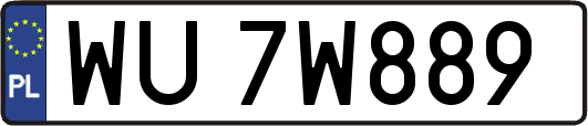 WU7W889