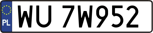 WU7W952