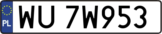WU7W953