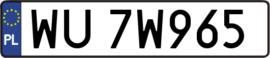 WU7W965