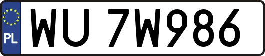 WU7W986