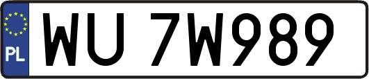 WU7W989