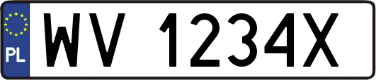 WV1234X