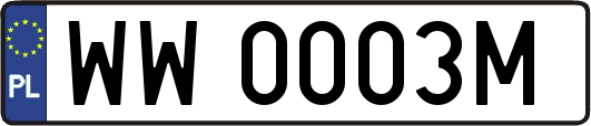 WW0003M