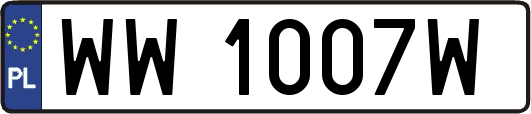 WW1007W