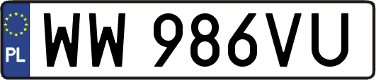 WW986VU