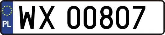 WX00807