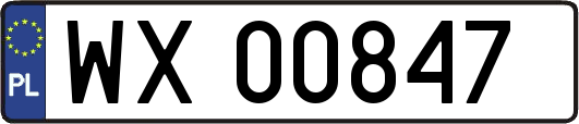 WX00847