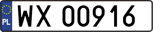 WX00916