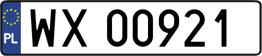 WX00921