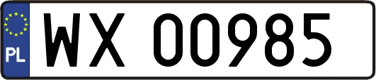 WX00985