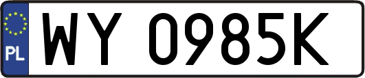 WY0985K