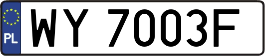 WY7003F