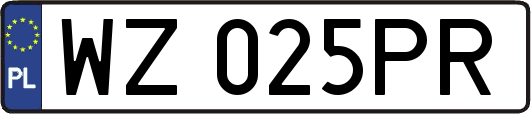 WZ025PR