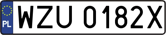 WZU0182X