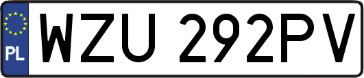 WZU292PV
