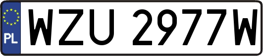 WZU2977W