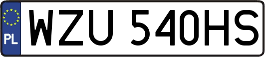 WZU540HS