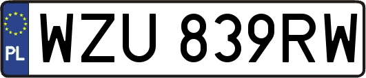 WZU839RW