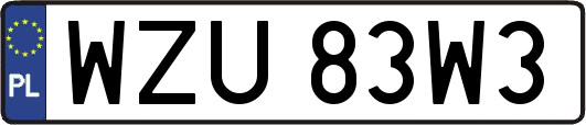 WZU83W3