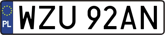 WZU92AN