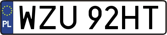 WZU92HT