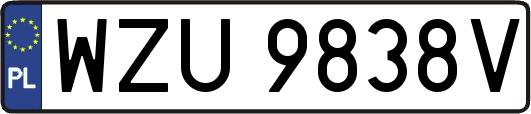 WZU9838V