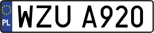 WZUA920