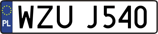 WZUJ540