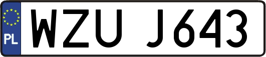 WZUJ643
