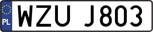 WZUJ803