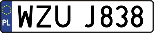 WZUJ838