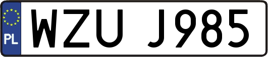 WZUJ985