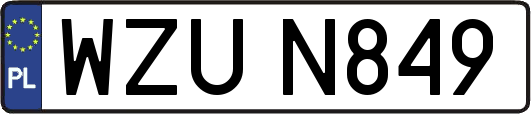 WZUN849