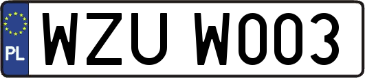 WZUW003
