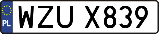 WZUX839