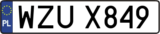 WZUX849