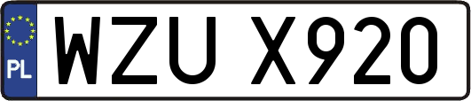 WZUX920