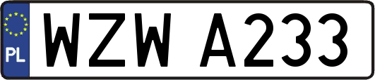 WZWA233
