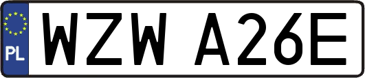 WZWA26E
