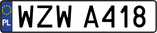 WZWA418