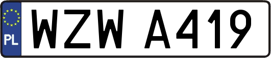 WZWA419