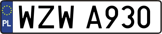 WZWA930