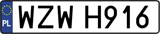 WZWH916