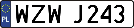 WZWJ243