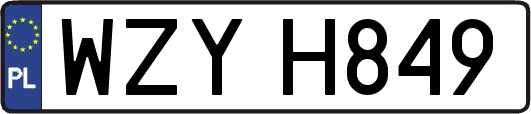 WZYH849